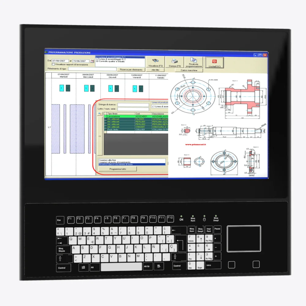 PC-Panel Workstation con teclado PC-Panel Workstation con teclado